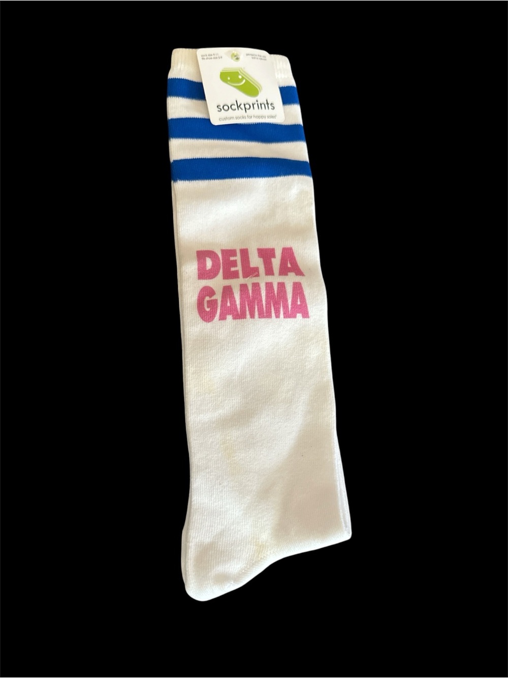 NWT ⚓️Delta Gamma Knee High Socks⚓️